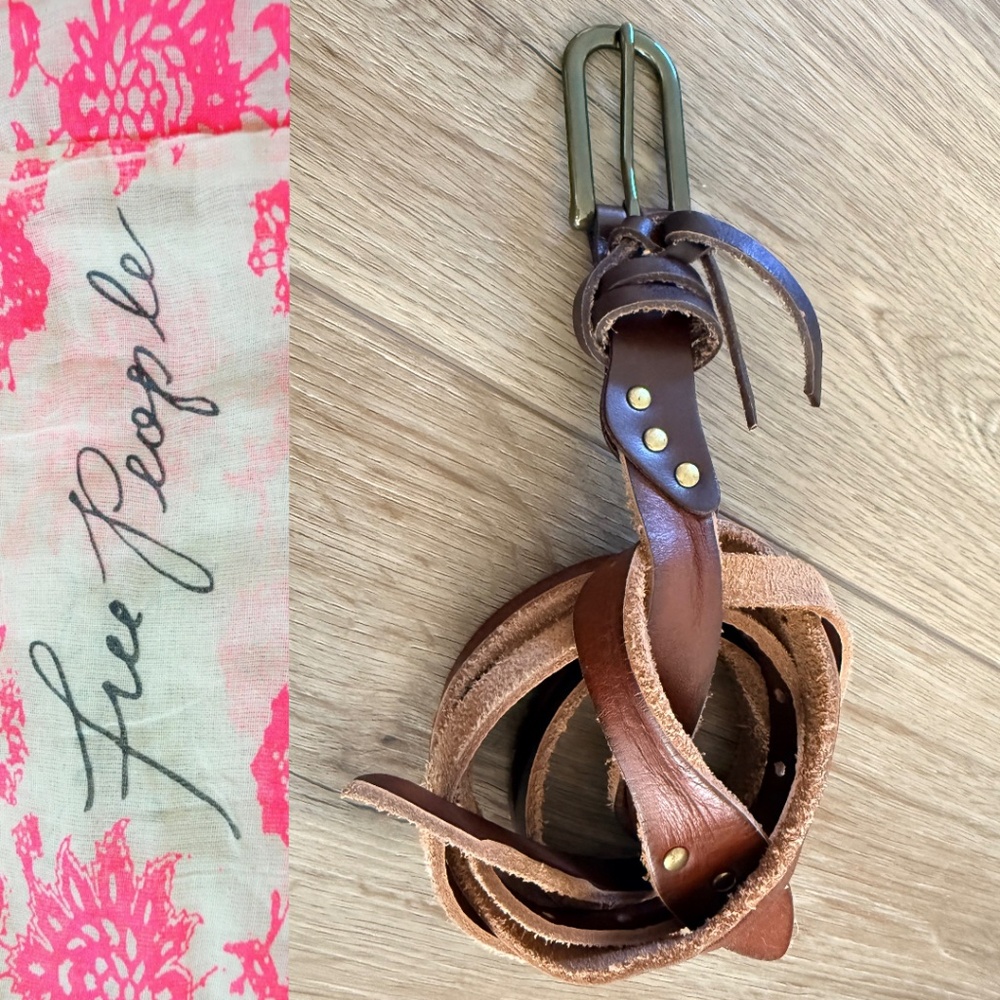 free people leather belt